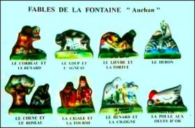 Fables de la Fontaine - Fves Brillantes - Auchan - 1995