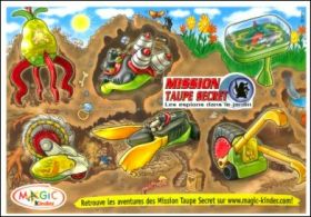 Mission Taupe Secret - Les vhicules - kinder - C58  C63