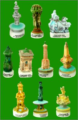 Belles fontaines de France - 10 Fves mates - Prime - 2005