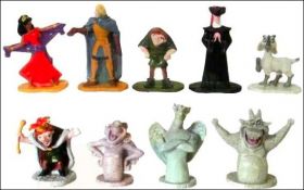 Le Bossu de Notre Dame - Disney - 9 Figurines Panini - 1996