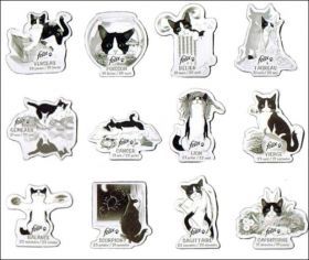 Signes du Zodiaque Flix - 12 Magnets - Flix (Purina) 2010