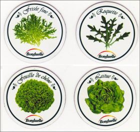 Les salades - 4 Magnets - Bonduelle - 2010