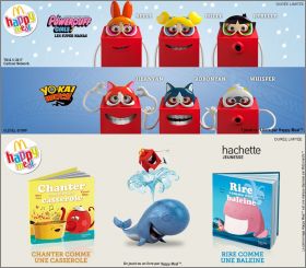 Super Nanas et Yo-kai Watch - Happy Meal - Mc Donald - 2017