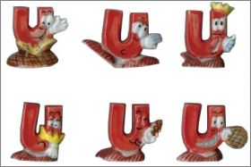 Super U - 6 F�ves Brillantes - Alcara - 1995