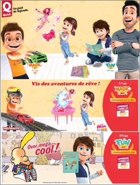 Majorette , Mia, BD Titeuf - Magic Box Menu Top Quick - 2017