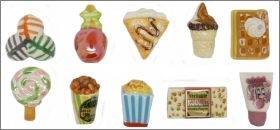 Bonbons et sucreries - 10 f�ves brillantes - Alcara - 2017