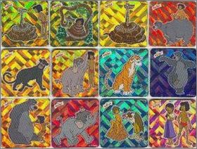 Livre de la jungle - Magnets - Babybel - Belgique - 2009