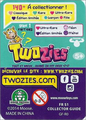 Twozies - s�rie 1-  Figurines Giochi Preziosi - 2017