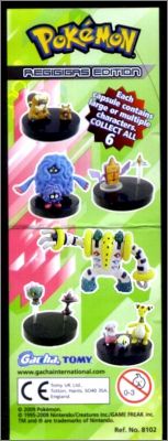 Pokemon - Regigigas Edition - 6 figurines Gacha - Tomy 8102