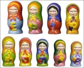 Poup�es russes 9 F�ves Brillantes - Ronde des pains HEP 2010