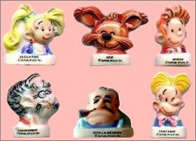 Spirou - 6 F�ves Brillantes - Relief - Arguydal - 1995