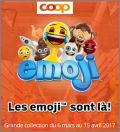 Emoji - 24 figurines  collectionner - Coop Suisse - 2017
