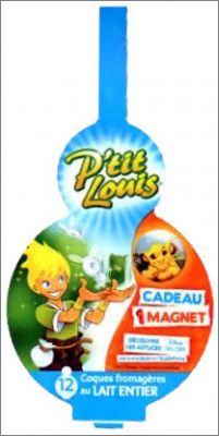 Disney Tous en Forme avec P'tit Louis - 10 Magnets - 2017