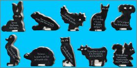 Pense-b�tes de la galette - 10 F�ves ardoises - Prime - 2016