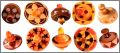 Toupies en marqueterie - 10 F�ves brillantes - Prime - 2015