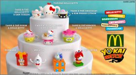 Hello Kitty et Yo-Kai Watch- Happy Meal - Mc Donald - 2017