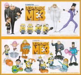 Moi moche et m�chant 3 - Kinder surprise - SD697 � SD748