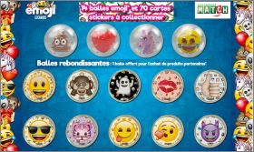 EMOJI - 14 Balles Rebondissantes - Supermarch� Match - 2017