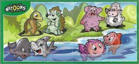 Animaux r�versibles - Kinder Natoons - SE069, SE152 � SE154