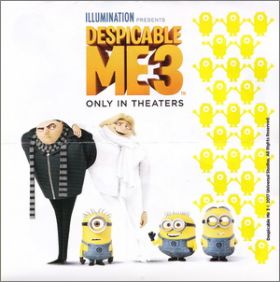 Moi moche et m�chant 3 - Maxi Kinder - SEB00  � SEB04 - 2017