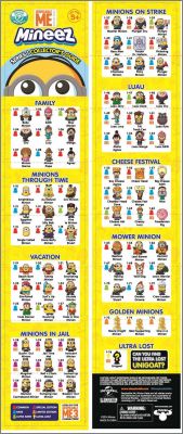 Despicable Me Minions - 76 figurines Mineez - s�rie 1 - 2017