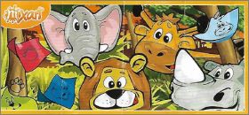 Animaux tampons - Kinder Mixart - SE142 � SE142C - 2017