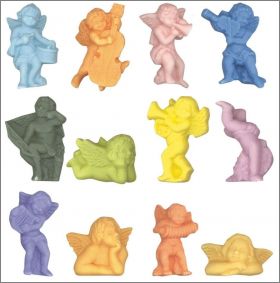 Petits anges color�s - 12 F�ves Mates - 2008