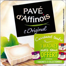 Les mots doux - 5 Magnets - Fromager Pav� d' Affinois - 2016