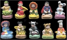 Baby dr�les - 10 F�ves mat et �mail - Alcara - 2010