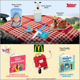 Ast�rix - Ustensiles de cuisine Happy Meal - Mc Donald 2017