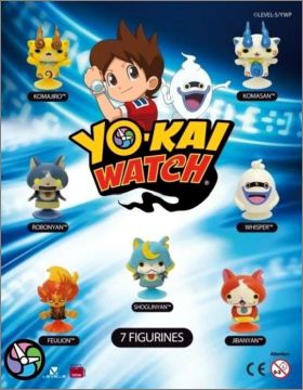 Yo-kai Watch - 7 figurines 3D ventouses - EuroGift - 2017