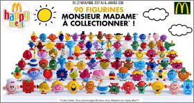 Monsieur Madame - 90 Figurines - Happy Meal - 2017