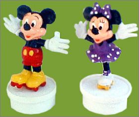 Toppers - Mickey et Minnie en patins - s�rie N� 4 - Smarties