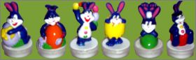 Toppers - Lapins de P�ques tampons encreurs Smarties - 2000