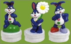 Toppers - Lapins de P�ques tampons encreurs Smarties - 2002