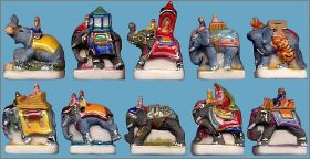 Les �l�phants de parade - 10 F�ves (Filet or) Alcara - 2006