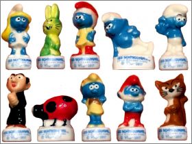 Schtroumpfs  - Peyo - 10 F�ves brillantes - Patapain - 2018