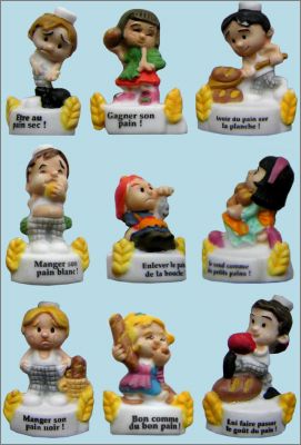 Enfants autour du pain - 9 F�ves Mates - Arguydal - 2013