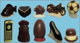 Moulage en Chocolat - 10 F�ves Brillantes - Prime - 2018