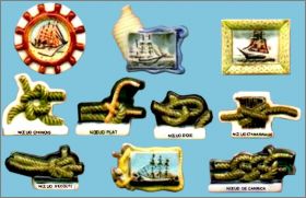 Oc�an  - 10 F�ves reliefs brillantes - 2000