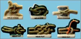 N�uds marins - 6 F�ves plates brillantes - Alcara - 1999