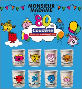 Monsieur Madame - 8 verres  collectionner - Coudne - 2017