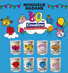Monsieur Madame - 8 verres � collectionner - Coud�ne - 2017
