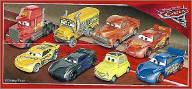 Cars 3 Disney Pixar - Kinder surprises SE251 � SE257 - 2017