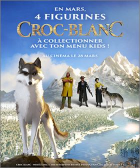 Croc-Blanc - 4 Figurines - Buffalo Grill - 2018