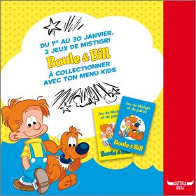 Boule & Bill - 2 Jeux de Mistigri - Buffalo Grill - 2018
