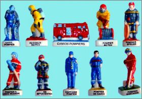 Les Pompiers - 10 F�ves Brillantes - Nordia - 2011