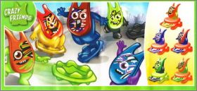 Crazy Friends - Kinder Joy - FS562E � FS562I - P�ques  2018