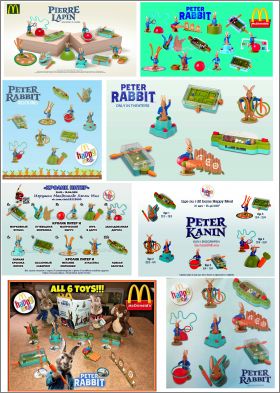 Pierre Lapin (Peter Rabbit) - Happy Meal - Mc Donald - 2018