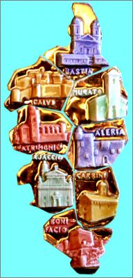 Corse monuments - 8 Fves Puzzle - Moulin  l'huile - 2005